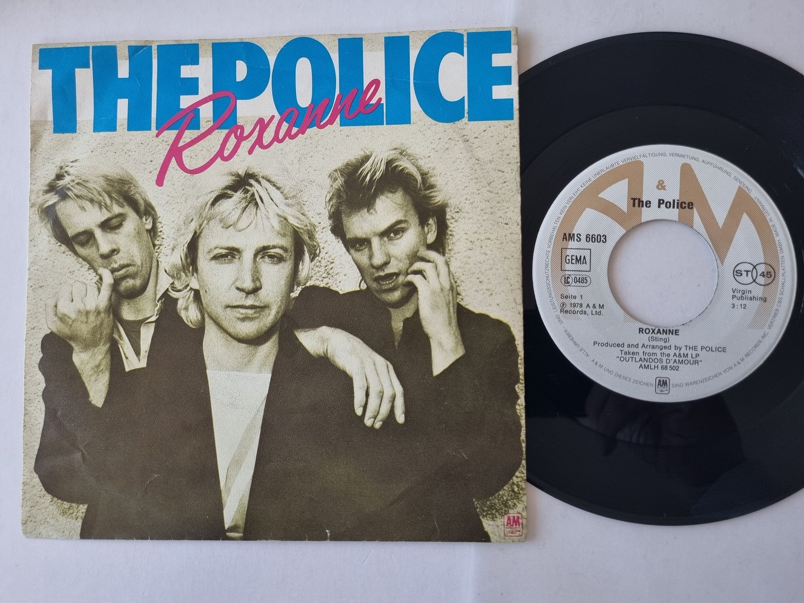 The Police/ Sting - Roxanne 7'' Vinyl Germany