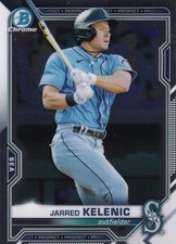 2021 Topps Bowman Seattle Mariners Jarred Kelenic Base Chrome Prospects