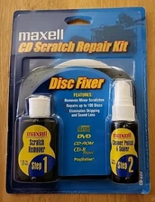 Maxell Disc Scratch Repair Kit Disc Fixer CD DVD Video Games #CD-335 NOS
