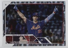 2023 Update Season Highlights Silver Patterned Foil Pete Alonso Checklist h7i
