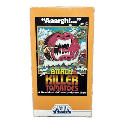 Attack of the Killer Tomatoes (1978) Horror VHS 1981 Media Release | Full Flap