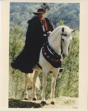 Sean Connery Highlander Riding Horse Vintage 8x10 Photo from transparency 1986