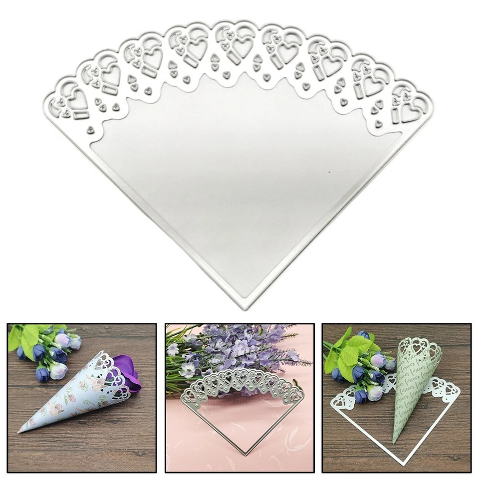 Jeu de matrices à découper en métal crème glacée pour fabrication de cartes - Photo 3/4