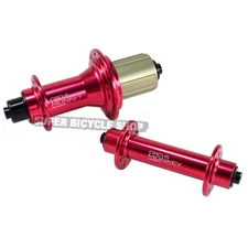 Circus Monkey HRW Road Hubs, 24 Hole ,1 Pair, Red