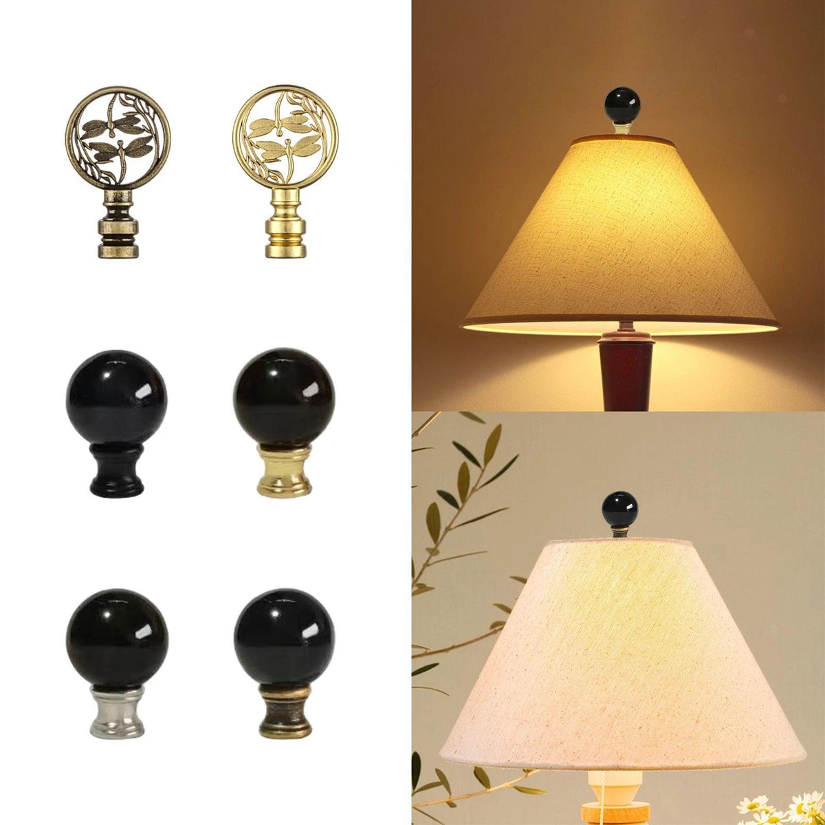 Decorative lamp finials deals