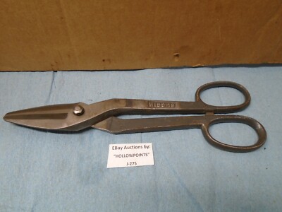 Wiss 19 Inlaid Crucible Steel  Tin Snips for Tinner HVAC 13'' Long 3'' Jaw J275