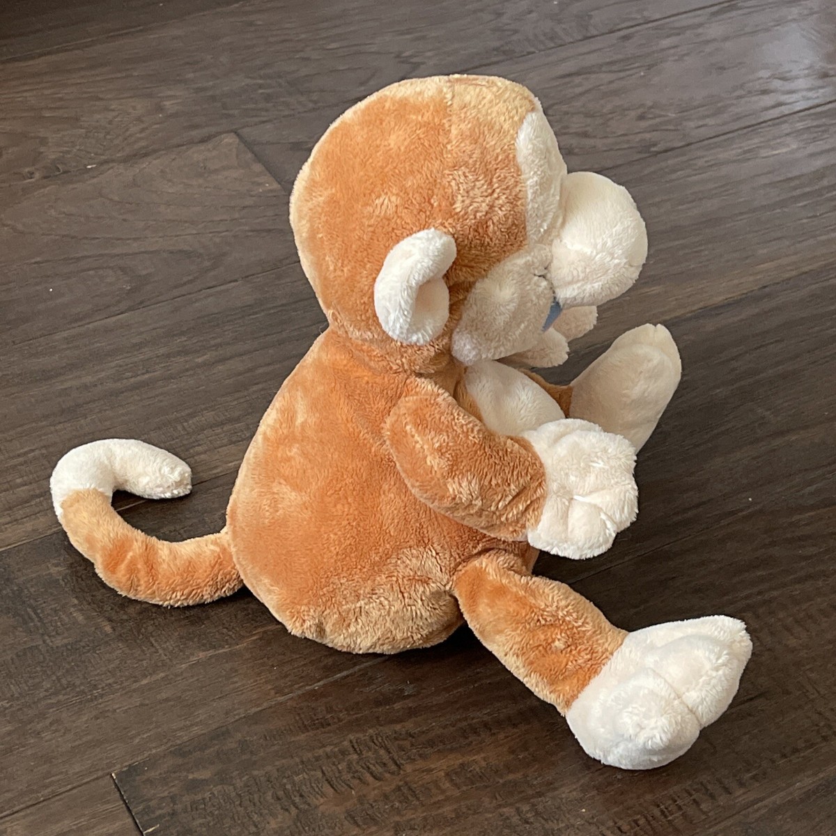 2006 Nuby Luv n' Care Tickle Toes Monkey Plush Stuffed Animal