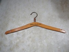 Vintage/Antique Wooden Clothes Hanger Holland America Cruise Line