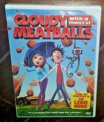 Cloudy With a Chance of Meatballs (DVD, 2010, Full & Widescreen) Free Shipping!