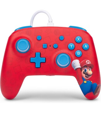 PowerA Enhanced Wired Controller for Nintendo Switch - Mario  Woo-hoo!  Edition