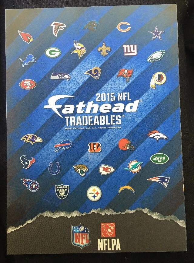 NFL Fathead Tradeables Philip Rivers San Diego Chargers 2015 - Image 2 of 2