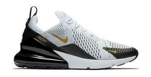 Nike Air Max 270 White Metallic Gold Black AV7892-100 Men's Size 10.5 New w Tags | eBay