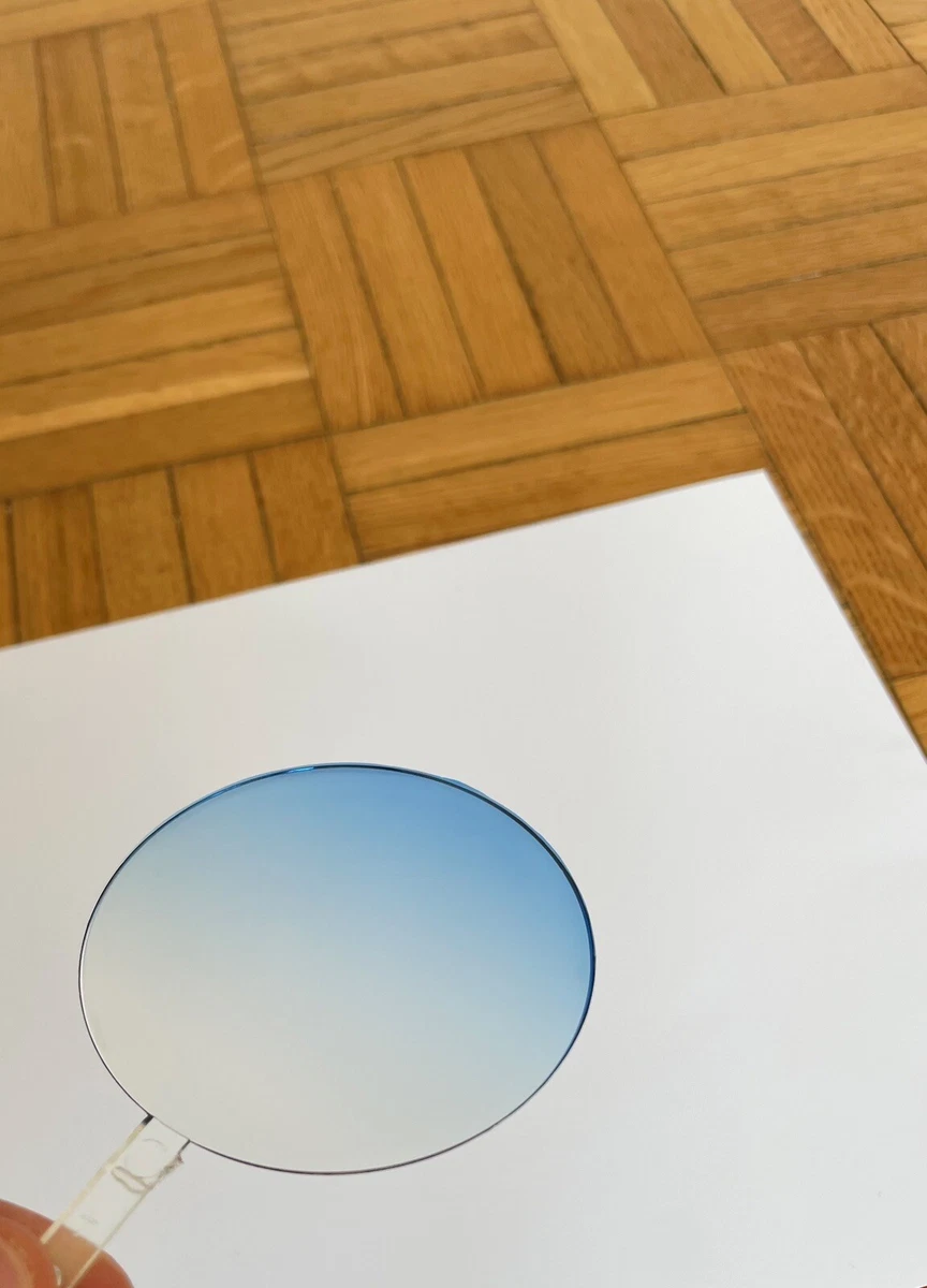 Paire de verres bleu degrad Tous Type De Monture Lunette Nylor
