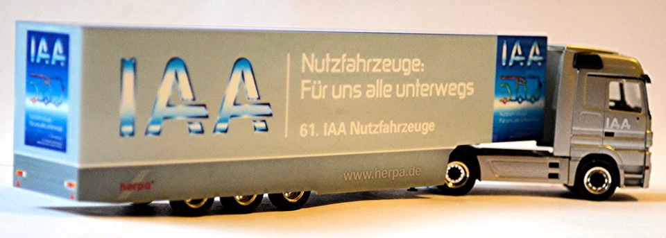 Mercedes Actros 1857 Trattore Case Iaa 2006 - 1:87 Herpa Esclusivo Serie - Immagine 3 di 4