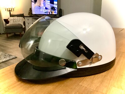 VINTAGE 1960s SIMPLEX SAFETY MOTORCYCLE HELMET JAPAN ADULT VINTAGE 1960s SIMPLEX SAFETY MOTORCYCLE HELMET JAPAN ADULT