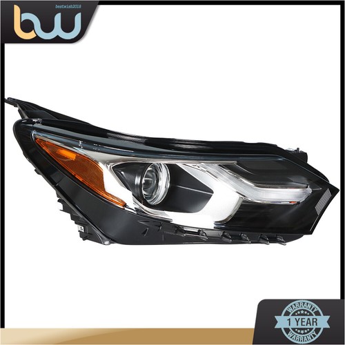 Left Halogen Headlight For 2018-2020 Chevy Equinox – LED DRL, Bulbs Included, DOT/SAE Certified