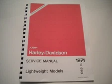 1965-74 Harley-Davidson M 50 65,Z & X 90,Baja,Rapido 125   Shop Service Manual