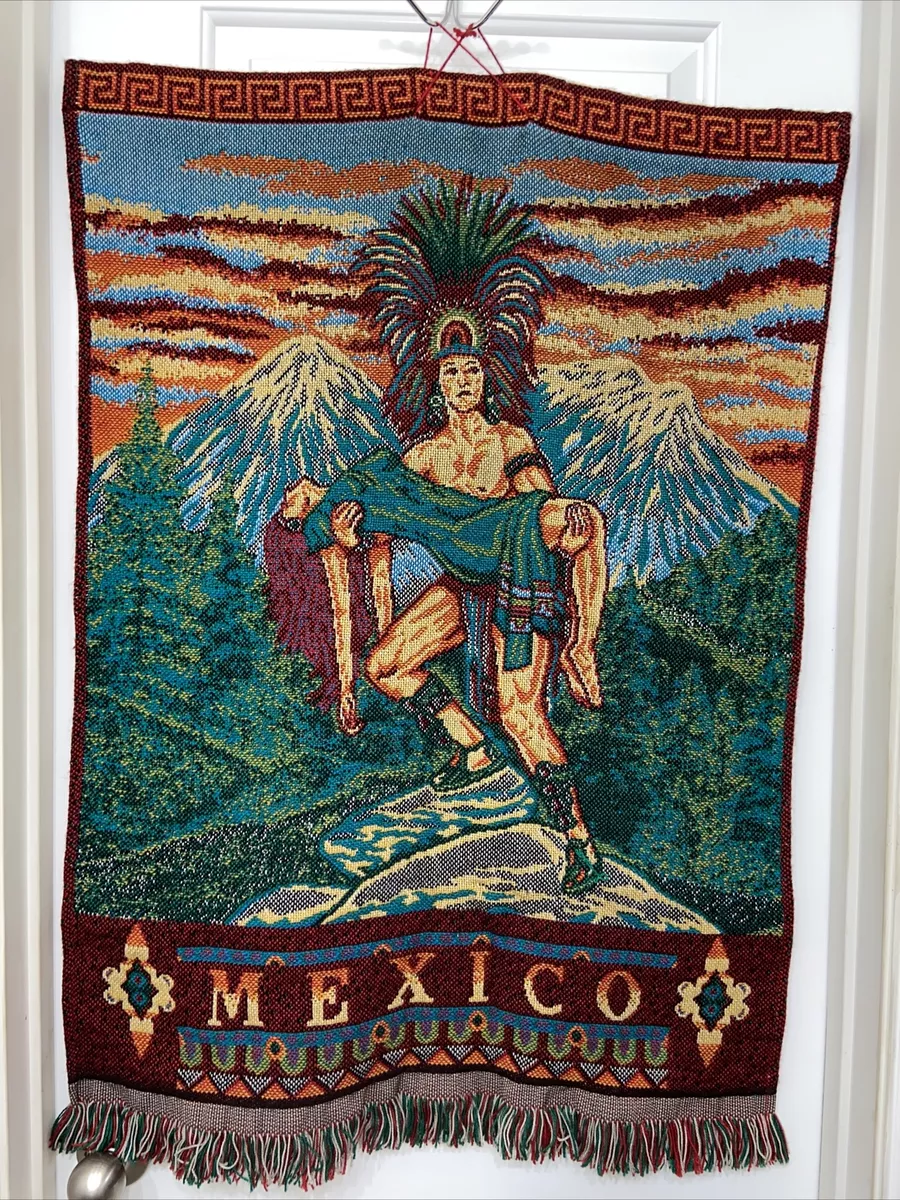 Mexican tapestry wall hanging sales