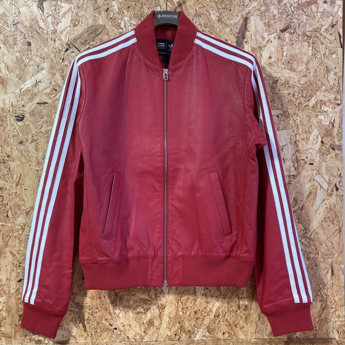 adidas PHARRELL WILLIAMS Leather Track JacketM Collaboration adidas PHARRELL WILLIAMS Leather Track JacketM Collaboration