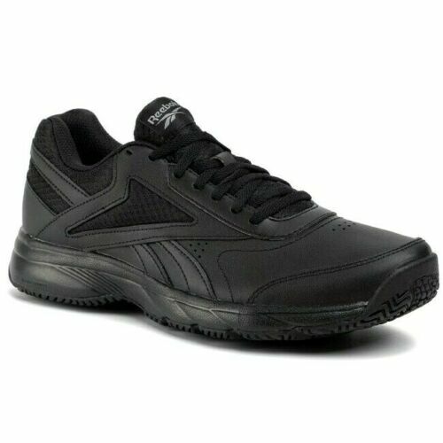 Cushion Wide Walking Shoes Black Gray 