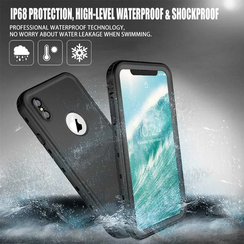 For iPhone X XR XS MAX Redpepper Waterproof Case Cover Support Wireless Charger - Image 4 of 4