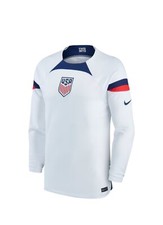 Nike USMNT Team USA Home Soccer Jersey Longsleeve White DN0673-101 Mens Size M