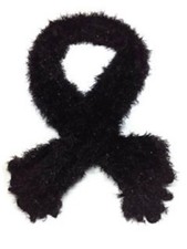 Magic Scarf - Super Soft Scarf - Black  Gold Sparkle