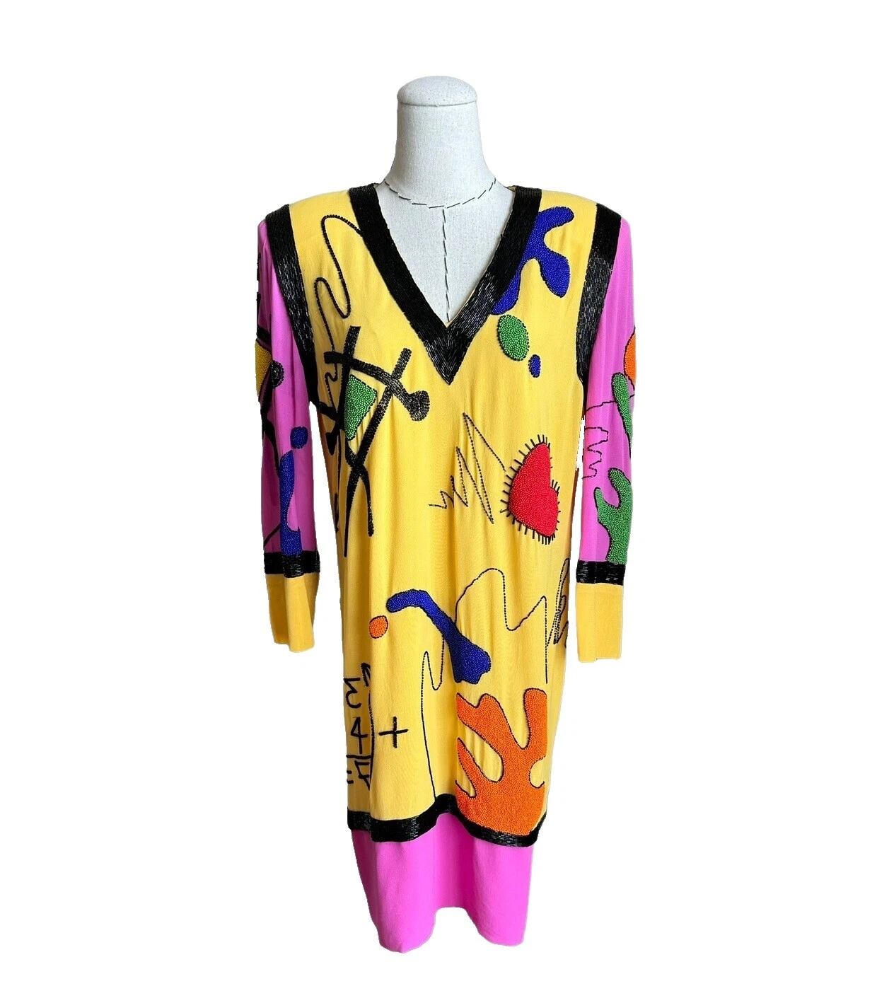 Roupas Vintage década de 1980 de Tecido para mulheres