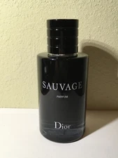 Christian Dior Sauvage Parfum 100ml 3.4oz spray bottle & top no box