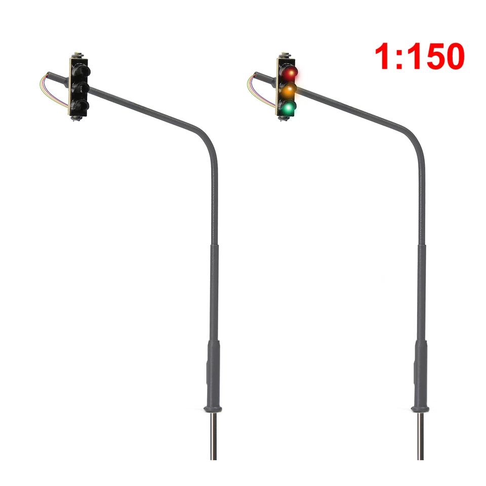 Evemodel N Scale Traffic Lights Block Hanging Signals for Model Layout Pack of 2 - Image 2 of 4