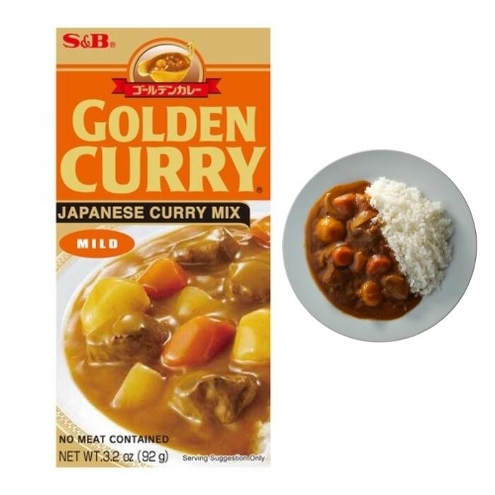 S&B Golden Curry Japanische Curry Paste Saucen Basis Mild 92 g Gewürzmischung