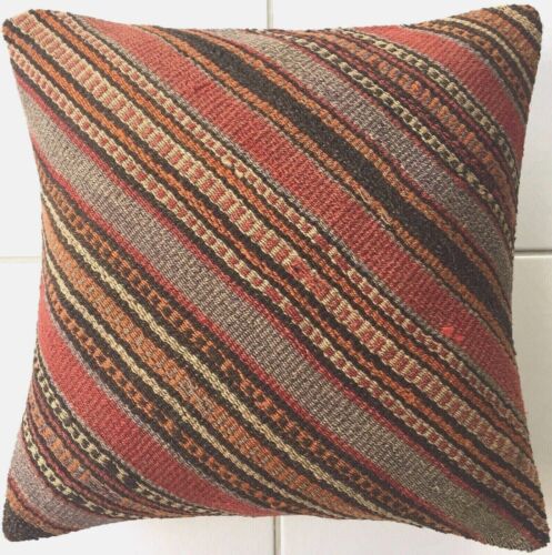 Kelim Kissen Alt Orientalisch Sivas Jejim Handgewebt Old Pillow Almohada Cushion