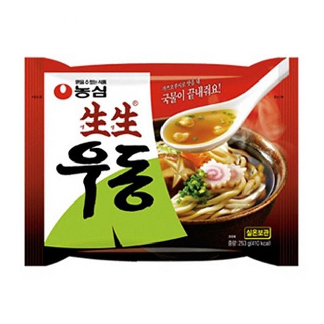 Nongshim Saeng Saeng Fresh Udon Noodle Soup (253g x 3Pcs) / Korean Food