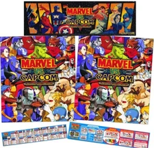Marvel Vs Capcom Arcade Art Kit -  Side Art, Moves List, Arcade Marquee