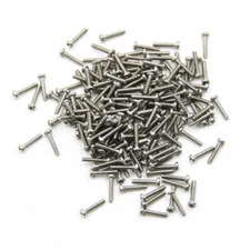 500pcs M1.2 x 2.5mm Stainless Steel Phillips Pan Head Small Screws Mini Bolt