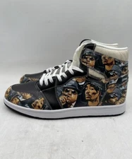 2 PAC & Biggie Smalls  High Top Tennis Shoes 