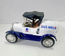Vintage ERTL 1918 Ford Model T Runabout USPS Delivery Truck U.S. Mail Bank