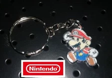  (NEW) SUPER MARIO Bro's Keychain  Mario Full Metal  SMB Nintendo Mario Brothers