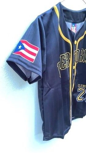 Puerto Rico Boricua PR Flag Clemente Children Kids Baseball Jersey Shirt Sizes - Picture 6 of 6