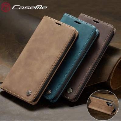 CaseMe Wallet Case For iPhone 17 16 Pro Max 15 14 13 Leather Magnetic Flip Cover