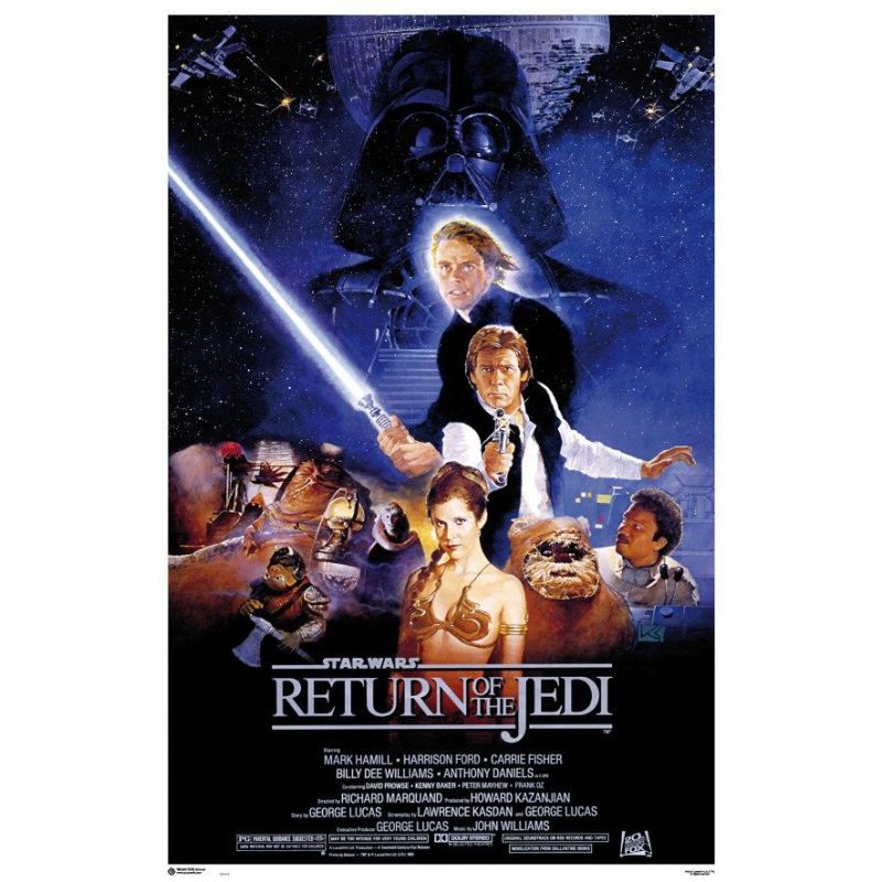 STAR WARS - RETURN OF THE JEDI - MOVIE POSTER - 24x36 CLASSIC VINTAGE 84675