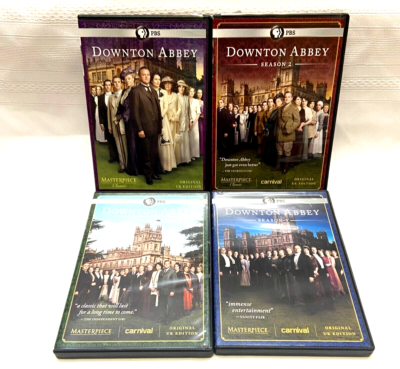 Downton Abbey Original UK Edition - DVD - seasons 1-4 1, 2, 3, 4
