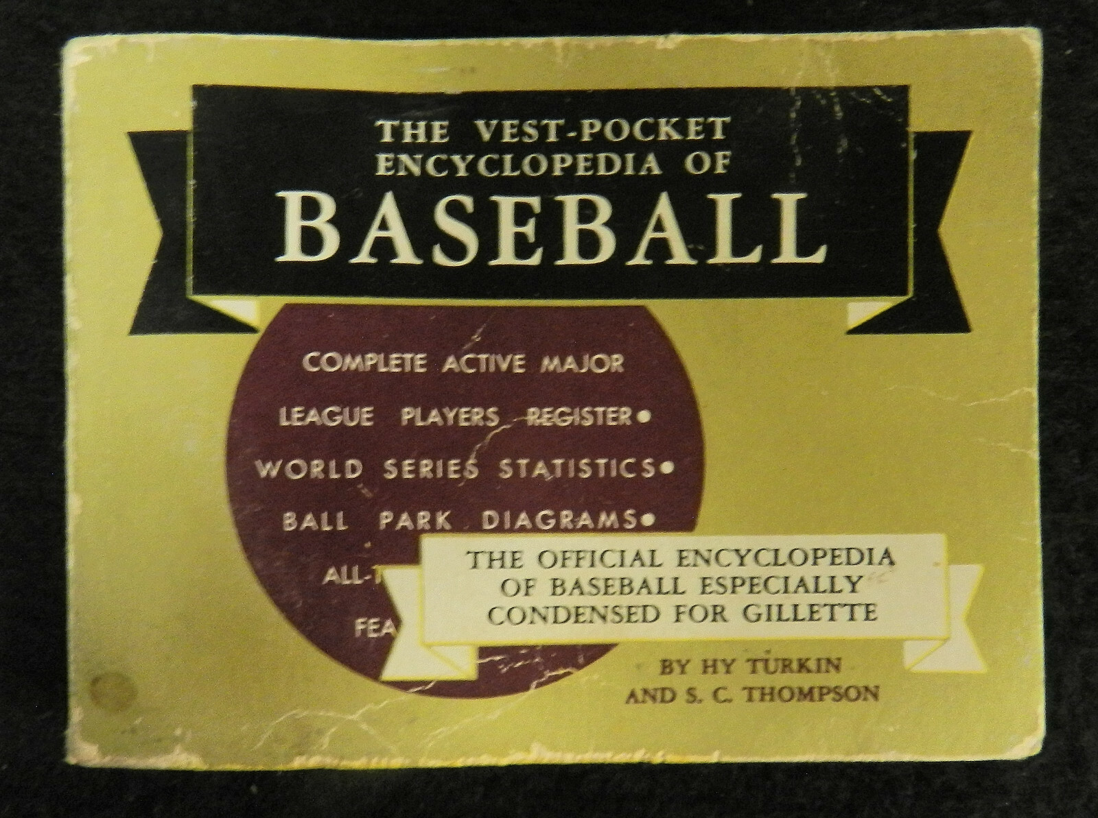 1956 VEST POCKET ENCYCLOPEDIA BASEBALL GILLETTE eBay