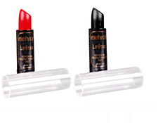 Lipstick Professional Makeup Long Wear Cream Base,Vegan .21 oz BLACK/RED Pick 1