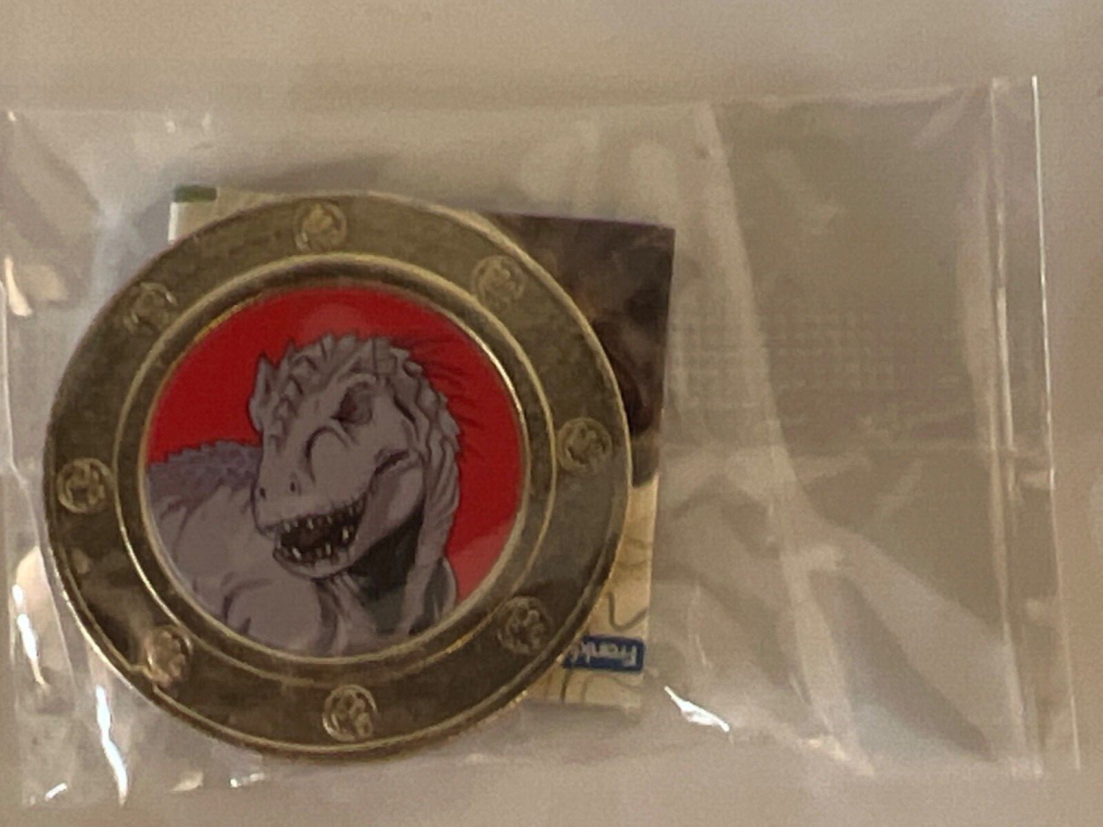 2022 Frankford Jurassic World Collect.Dinosaur Coin Indominus Rex Sealed