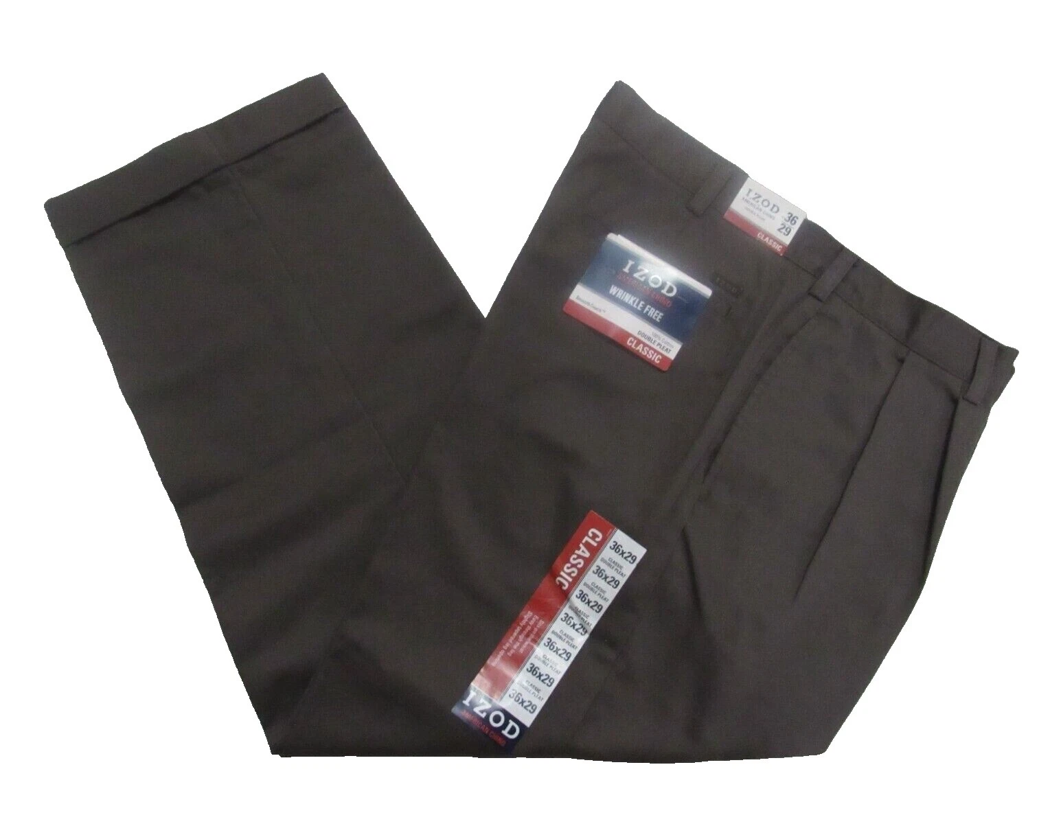 Pantalones sólido IZOD para De hombre