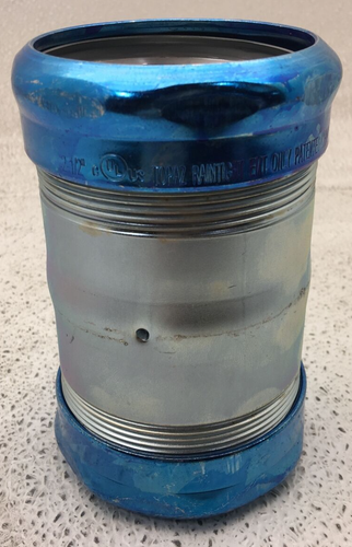 667SRT TOPAZ 2-1/2 INCH STEEL EMT COMPRESSION COUPLING RAINTIGHT - Picture 5 of 5