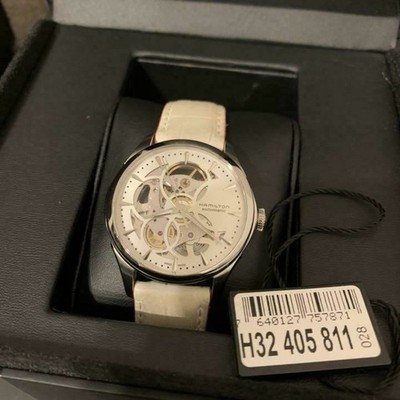 Ladies Watch Hamilton H32405811 Jazzmaster Viewmatic Skeleton Auto Swiss Made