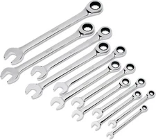 Titan Tools 17355 12-Piece Metric Ratcheting Combination Wrenches