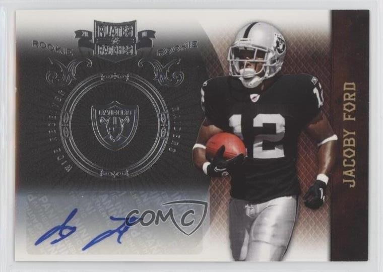 2010 Panini Plates & Patches 39/50 Jacoby Ford #141 Rookie Auto RC z5i